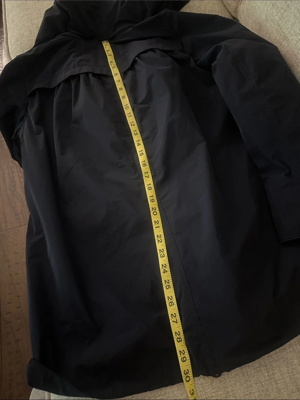 Burberry Brit Navy Rain Coat Jacket S/P